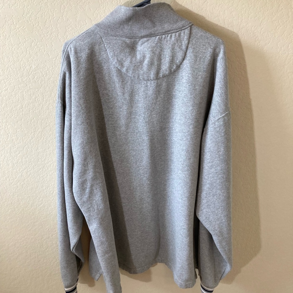 Vintage Ralph Lauren Men Big & Tall Gray Zip Up Sweater - Picture 3 of 5